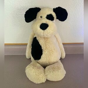 Jellycat “huge” bashful black and cream puppy